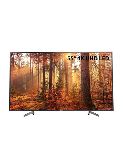 55 Inch 4K Smart LED TV With Android System, 4 HDMI and 3 USB Inputs KD-55X8000G Black