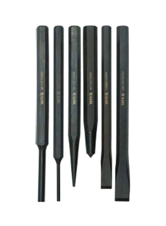 Yato 6-Piece Chisel And Punch Set Black - Image 1