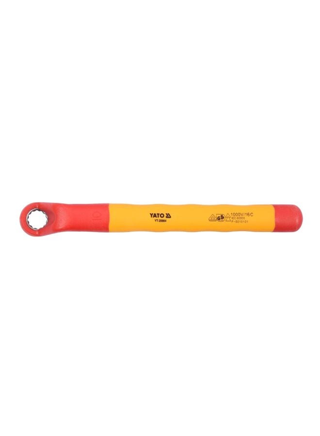 Yato Insulated Ring Wrench 32mm VDE-1000VYT-20999 Yellow/Red - Image 3