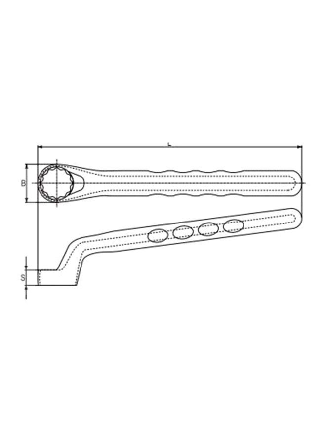 Yato Insulated Ring Wrench 32mm VDE-1000VYT-20999 Yellow/Red - Image 4
