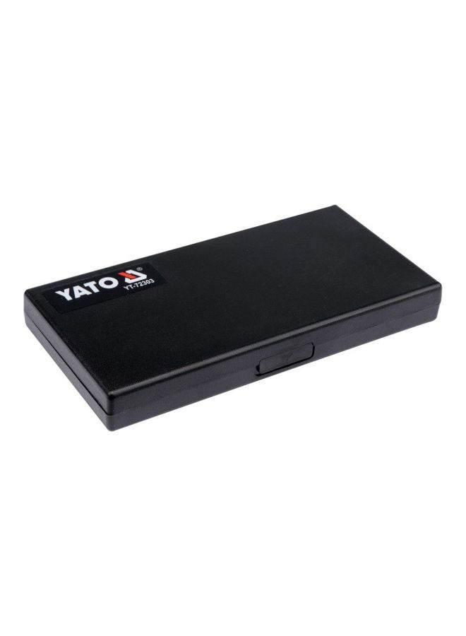 Yato Mechanical Micrometer 75-100mm in Plastic Case YT-72303 Blue/Black/Silver  - Image 4