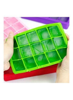 XiuWoo 15-Cube Silicone Ice Tray Green  - Image 2