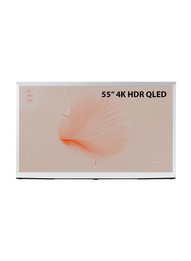 Samsung - The Serif 2020 55-Inch QLED 4K HDR Smart TV QA55LS01T White - Image 1