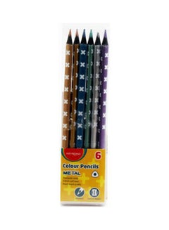 Keyroad keyroad 6 colour pencils KR971869 Multicolour 