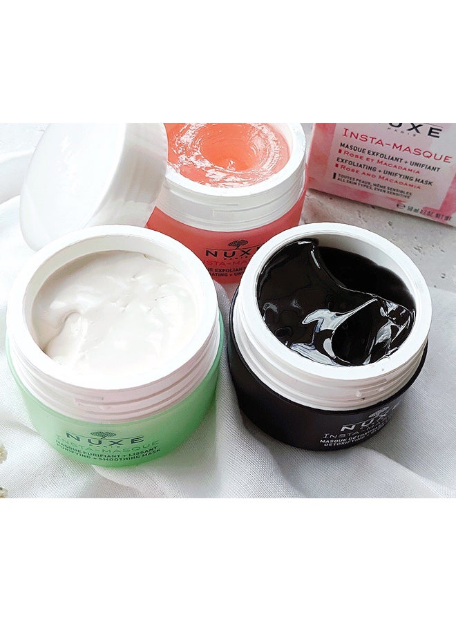 NUXE Insta Masque Trio with 3 Face Masks Green/Black/Pink 15ml  - Image 5