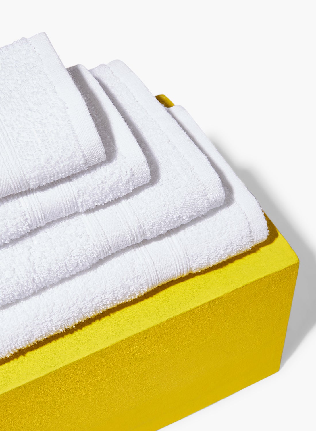 20 Piece Bathroom Towel Set - 400 GSM 100% Cotton Terry - 10 Hand Towel - 10 Face Towel - White Color -Quick Dry - Super Absorbent 