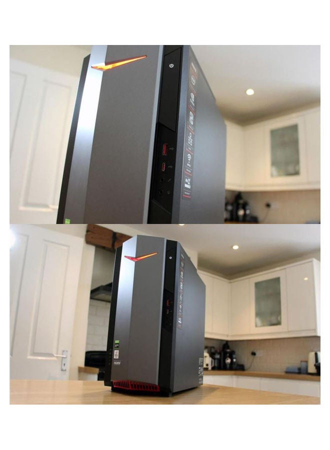 Acer - Nitro Gaming PC N50-610-EB13, Intel Core i7-10700 Processor/12GB RAM/1TB HDD+256G SSD/Nvidia GTX 1650 4GB Graphics Card Black - Image 1