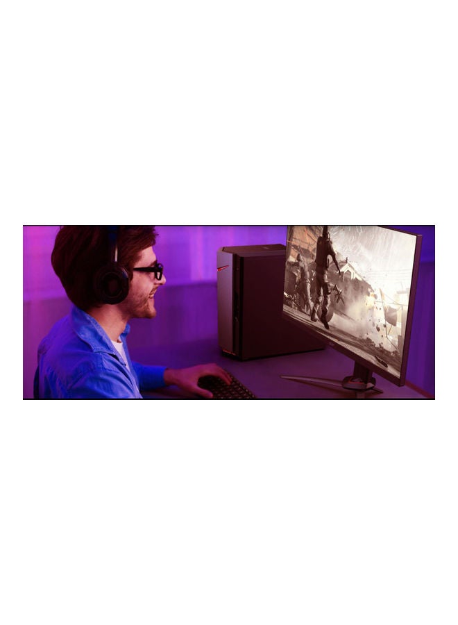 Acer - Nitro Gaming PC N50-610-EB13, Intel Core i7-10700 Processor/12GB RAM/1TB HDD+256G SSD/Nvidia GTX 1650 4GB Graphics Card Black - Image 1