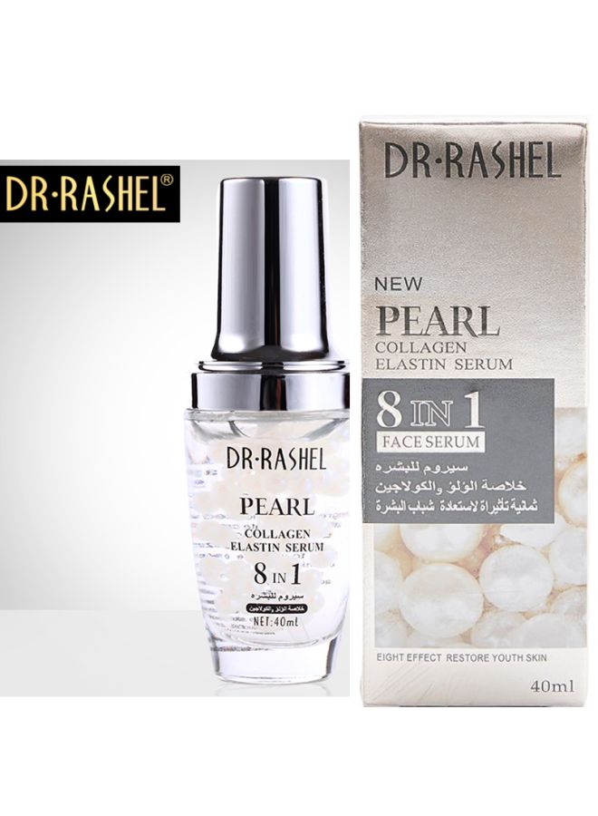 DR. RASHEL - Pearl Collagen Elastin Facial Serum Silver/White 40ml - Image 1
