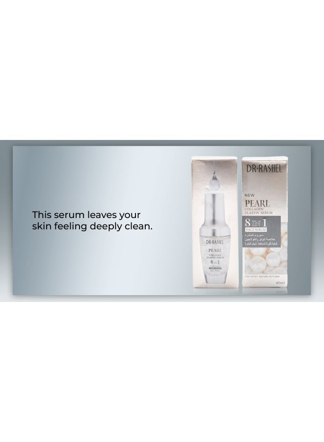 DR. RASHEL - Pearl Collagen Elastin Facial Serum Silver/White 40ml - Image 1