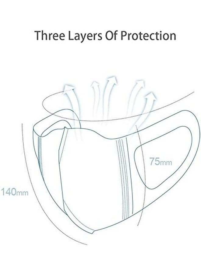 50-Piece 3D Protective Mask - Image 3