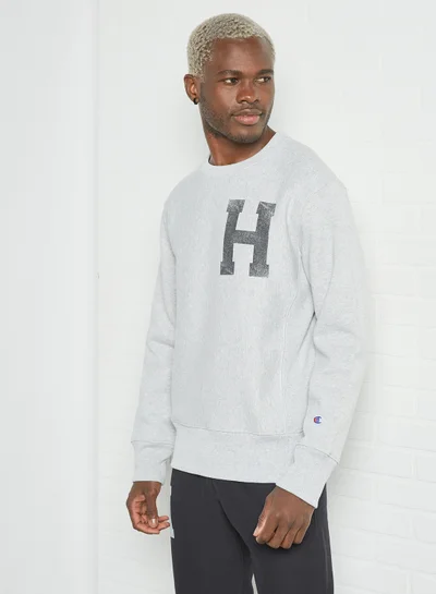 Champion Crewneck Sweatshirt Grey