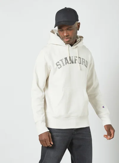 Champion College Reverse Weave Hoodie White
