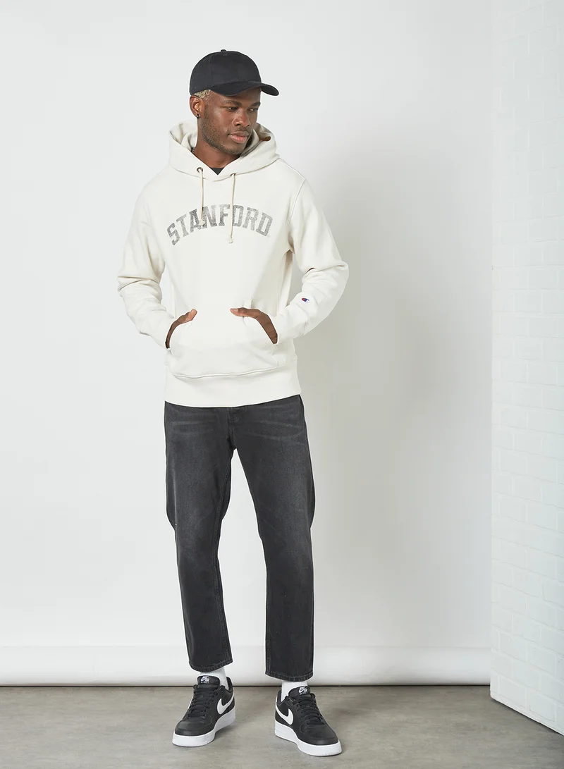 Champion College Reverse Weave Hoodie White