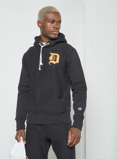 Detroit MLB Reverse Weave Hoodie Black