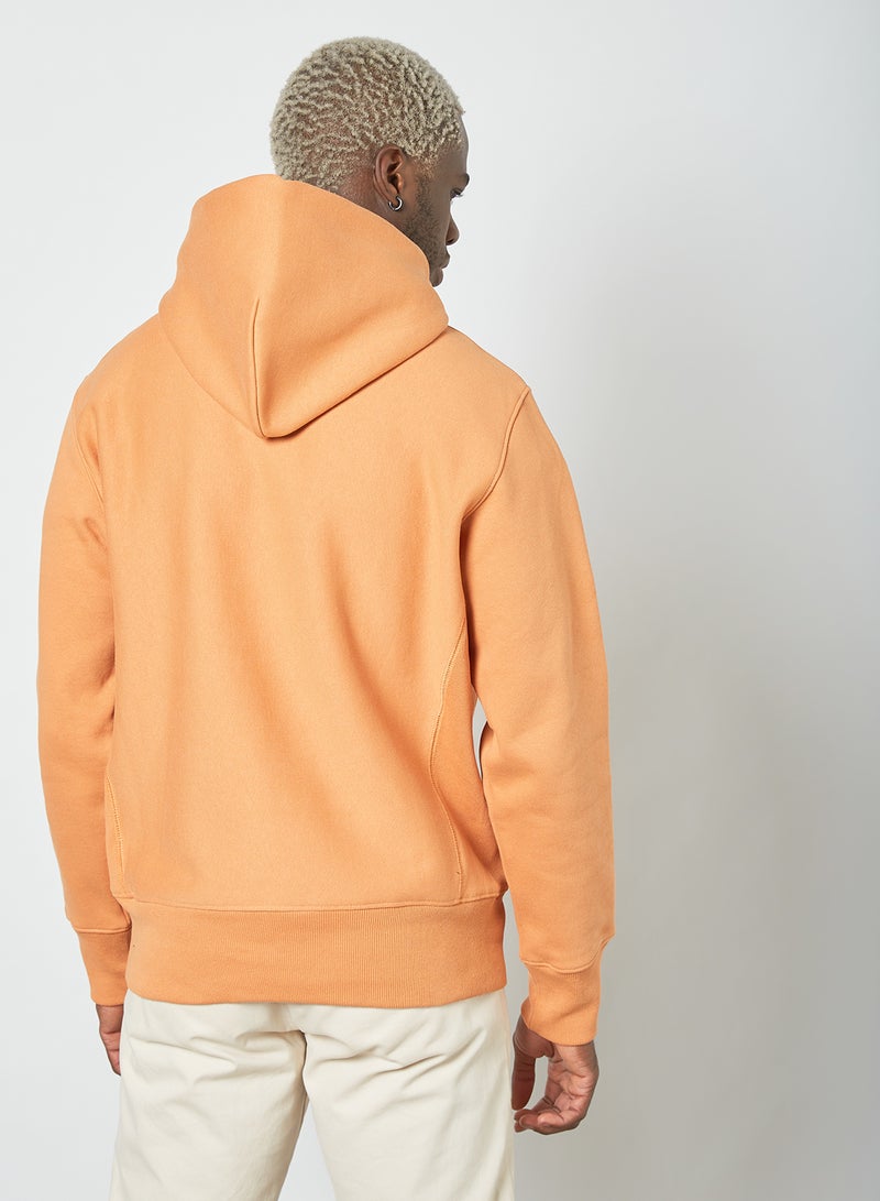 College Reverse Weave Hoodie Orange - v1622549761/N42775155V_3