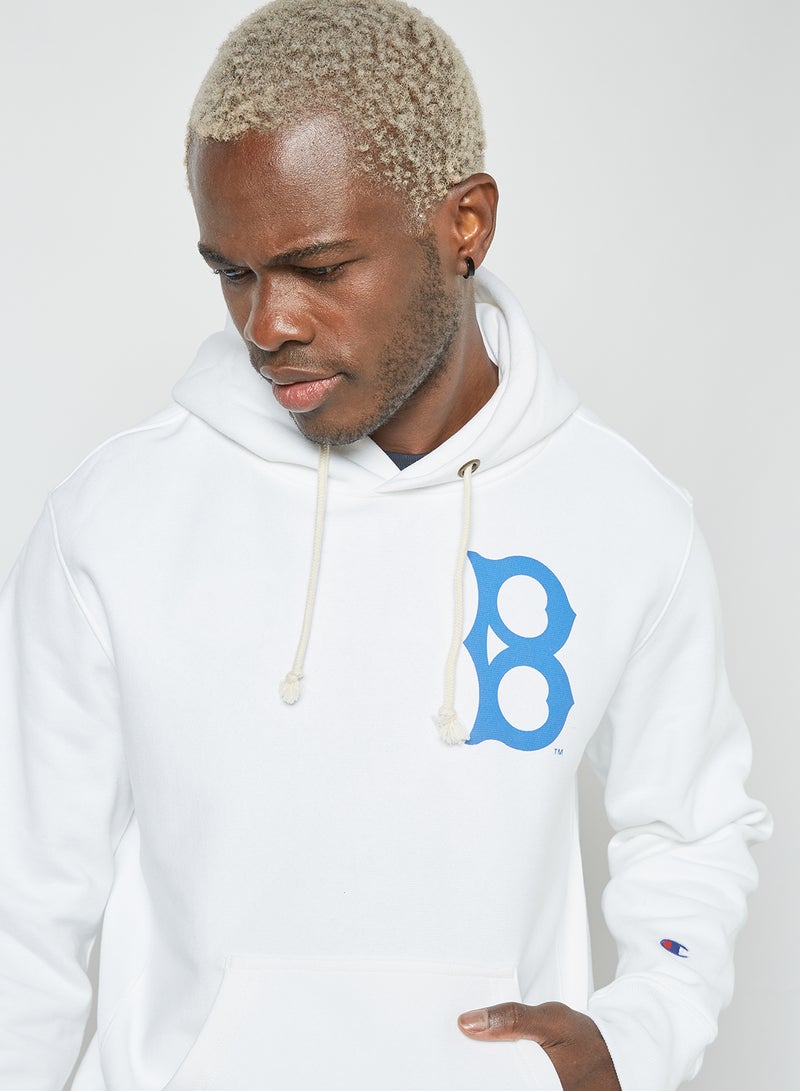Champion - Brooklyn MLB Reverse Weave Hoodie White - Image 1