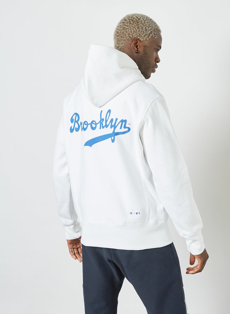 Champion - Brooklyn MLB Reverse Weave Hoodie White - Image 1