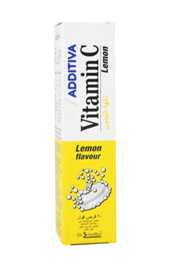 Additiva Vitamin C Effervescent Tablets - Lemon Flavour - Image 1