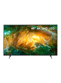 49-Inch 4K HDR Smart LED TV KD-49X8000H Black