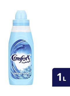 Comfort Fabric Softener Spring Dew For Fresh And Soft Clothes 1Liters  - Image 1