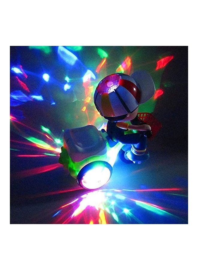 Sky Tech Light And Sound Musical Stunt Bike Tricycle Multicolour  - Image 2