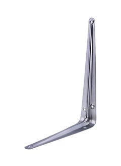 LAWAZIM Portable Right Angle Shelf Bracket Silver 8x10x0.09cm  - Image 1