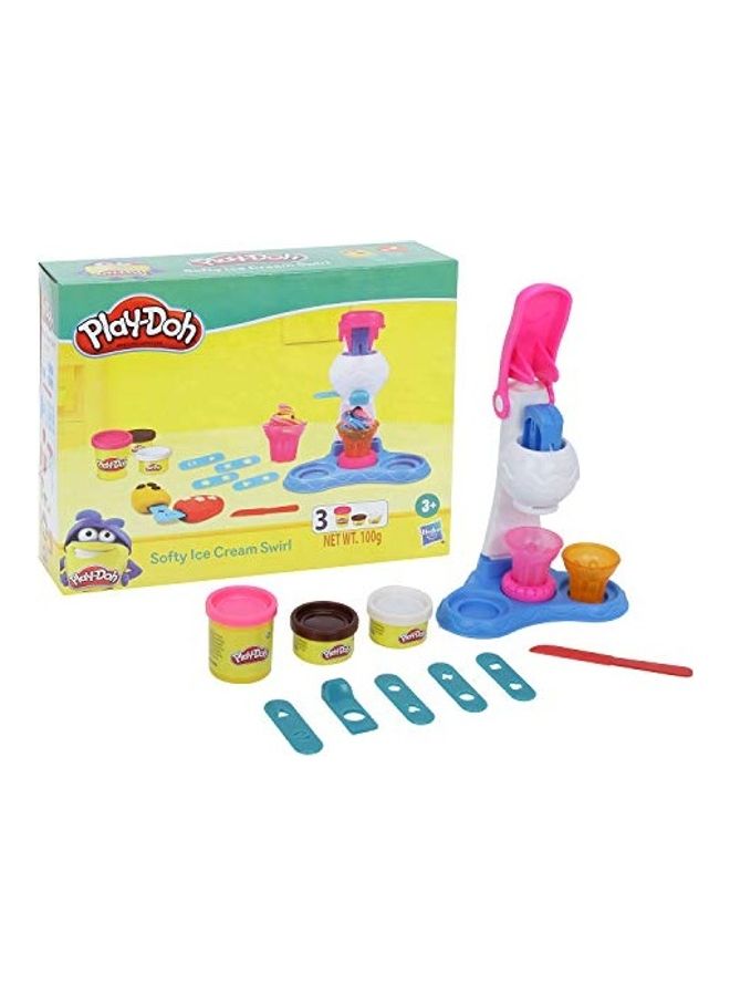 Play-Doh - Softy Ice Cream Swirl Playset multicolour - Image 1