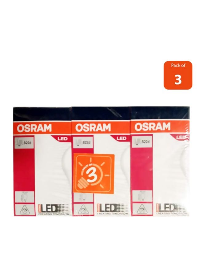 Osram LED Classic A Lamp 806lm/9.5W Daylight 6500K B22d-Frosted Cool White  - Image 3