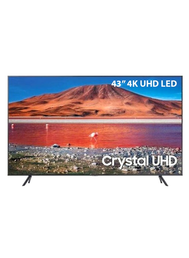 Samsung - 43-Inch 4K UHD Smart TV UE43TU7100 Carbon Silver - Image 1