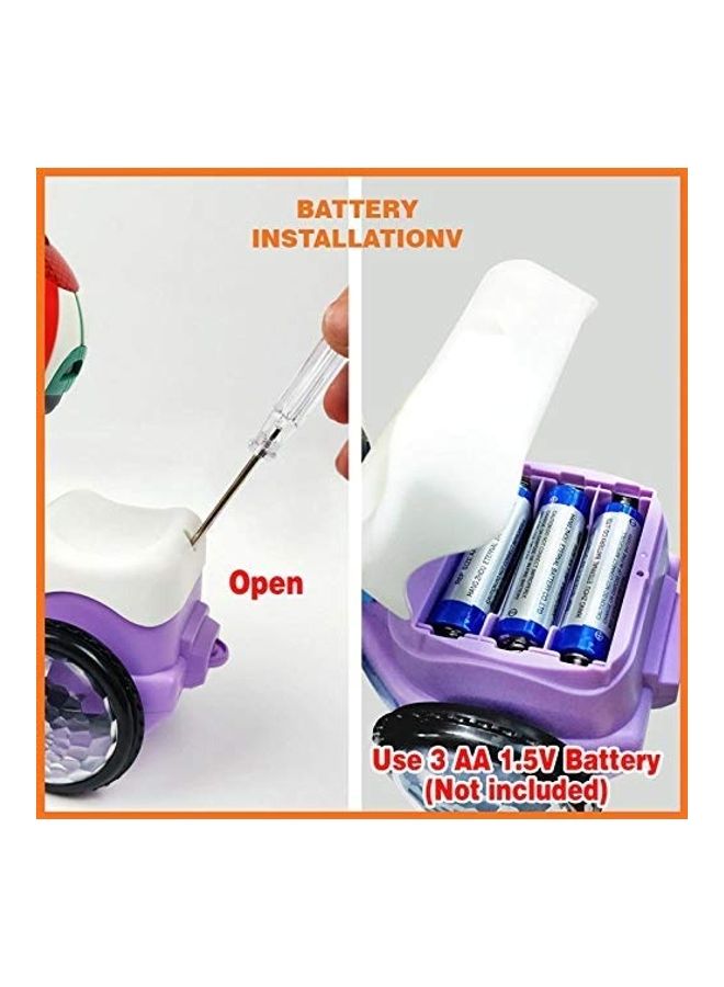 Light And Sound Musical Stunt Bike Tricycle  Toy Multicolour - Image 2