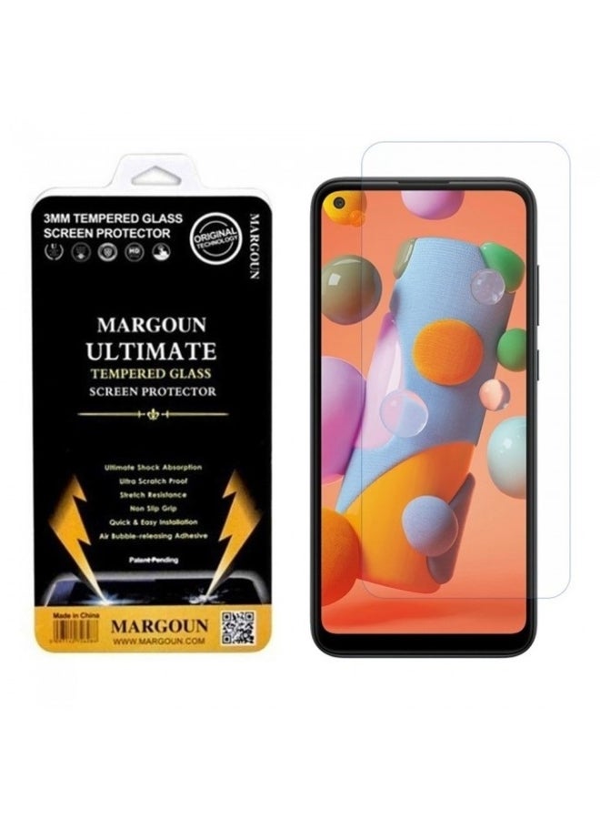 MARGOUN Ultimate Tempered Glass Screen Protector For Samsung Galaxy A11 Clear - Image 2