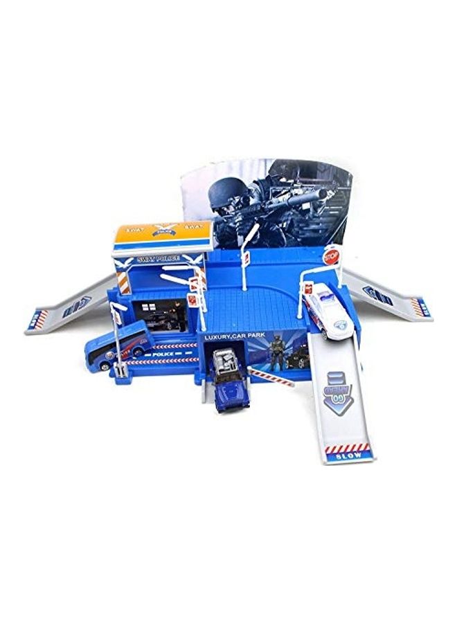 Planet of Toys - SWAT Police Playset With Cars And Trucks Set multicolour - Image 1