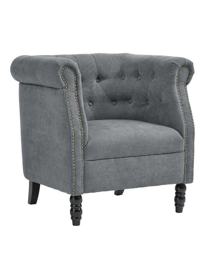 Ashley Jacquelyne Accent Chair Slate Blue 33x30x31inch  - Image 1