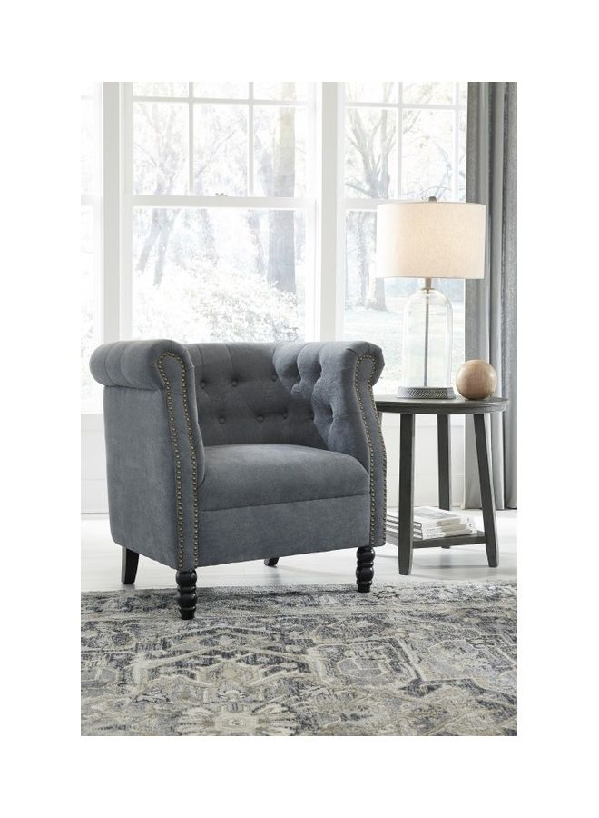 Ashley Jacquelyne Accent Chair Slate Blue 33x30x31inch  - Image 2