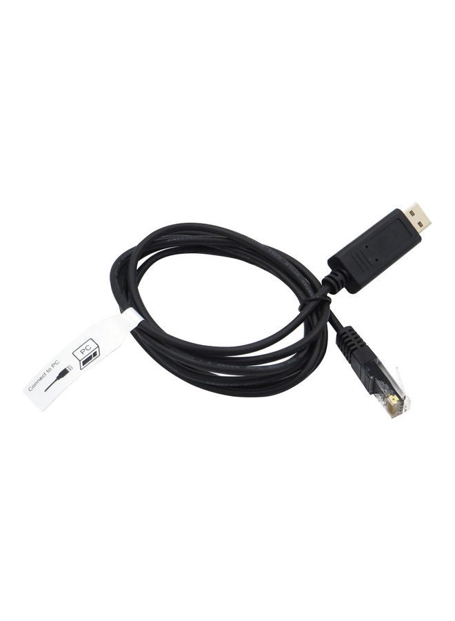 Portable Durable Solar Controller Cable Black - Image 1