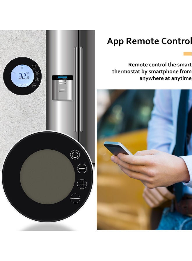 Tuya WiFi LCD Display Intelligent Remote Control Temperature Controller Black/Clear/White - Image 5