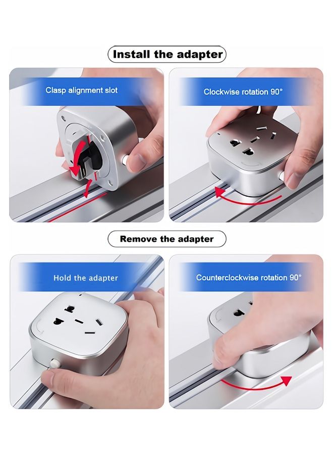 Electrical Socket Black/Blue - Image 4