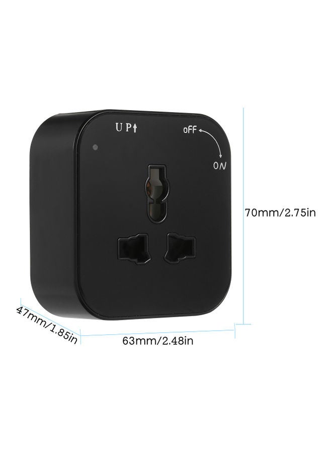 Electrical Socket Black - Image 2