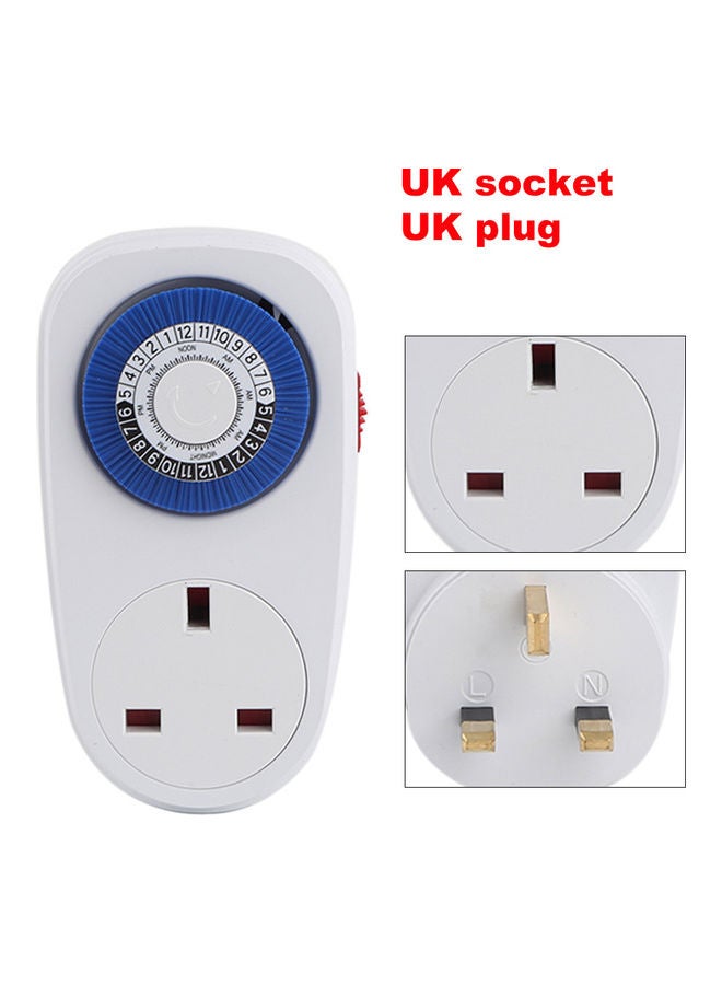 Generic - Plug-In Timer Switch White/Blue/Black - Image 1