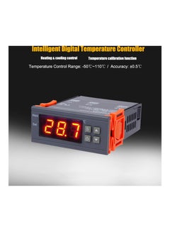 Generic Intelligent Microcomputer Digital Temperature Controller Set Grey/Orange  - Image 3