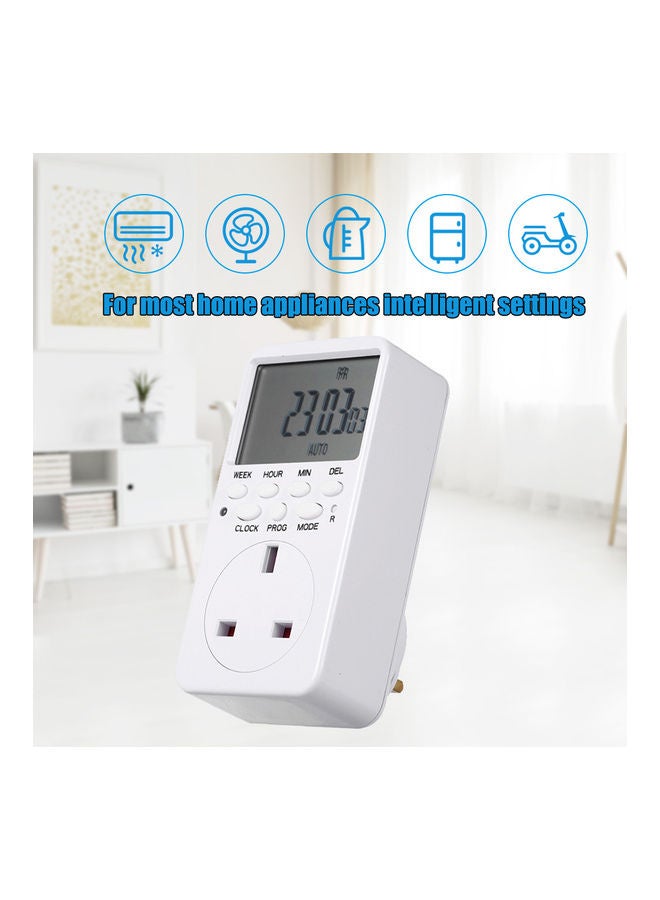 Digital Timer Switch Socket White - Image 2