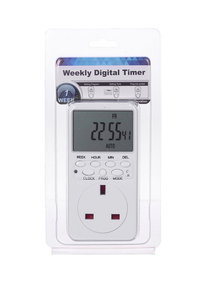 Digital Timer Switch Socket White - Image 3