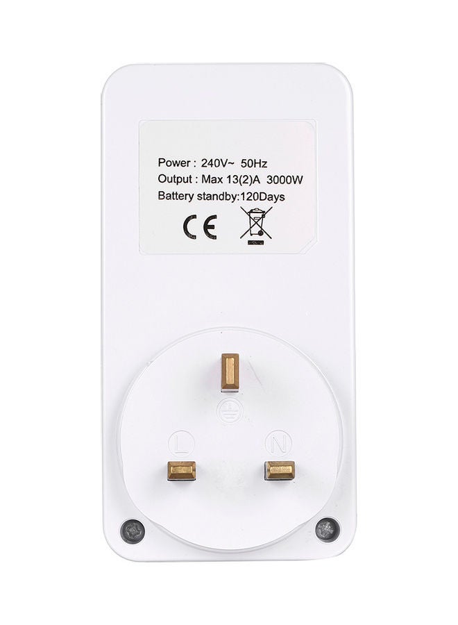 Digital Timer Switch Socket White - Image 4