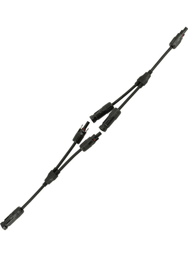 2-Piece Solar Panel Cable Connector Set Black - Image 5