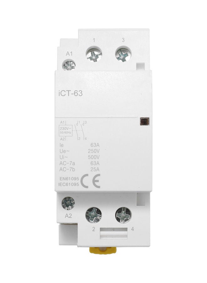 AC Modular Contactor White  - Image 1