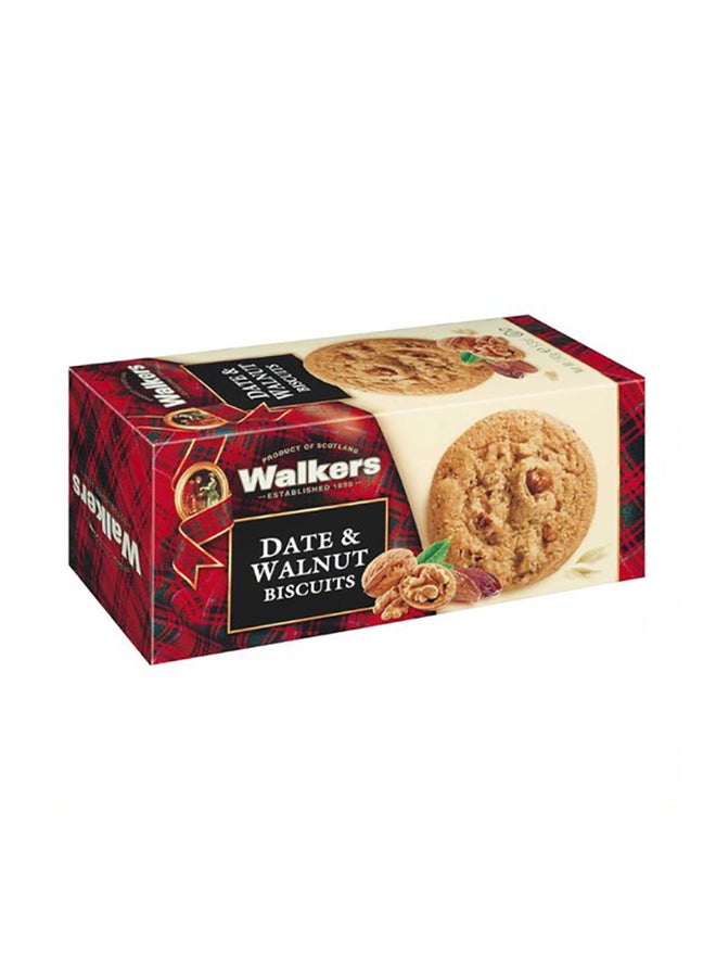 Walkers - Date And Walnut Biscuits 150grams - Image 1