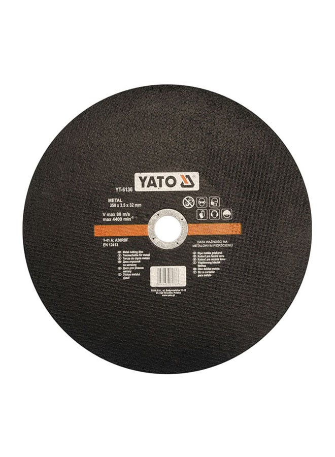 Yato Metal Cutting Disc Black