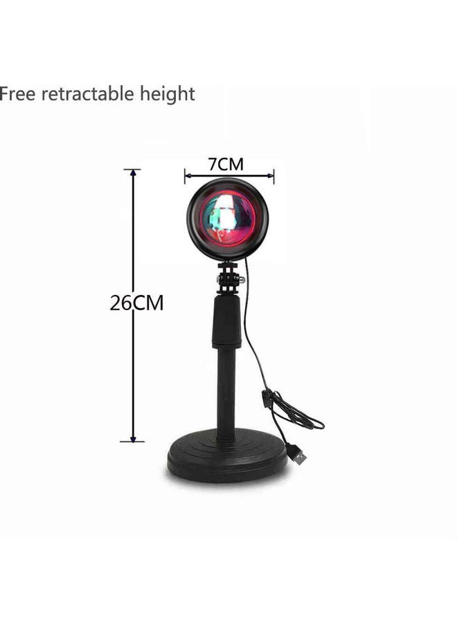 LED Sunset Projector Lamp Black