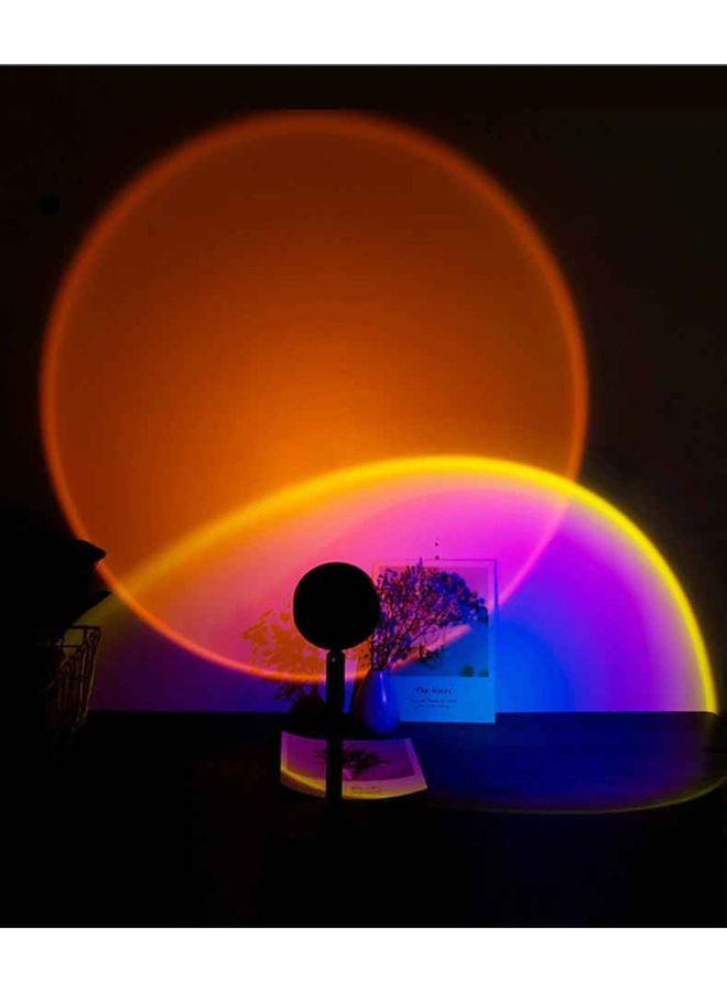 LED Sunset Projector Lamp Black